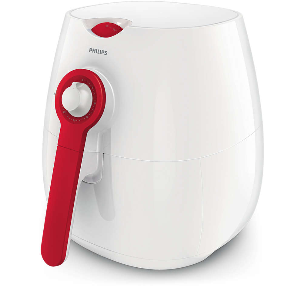 Daily Collection Air Fryer 0.8L 1425W HD9217 White/Red Daily Collection Air Fryer 0.8L 1425W HD9217 White/Red