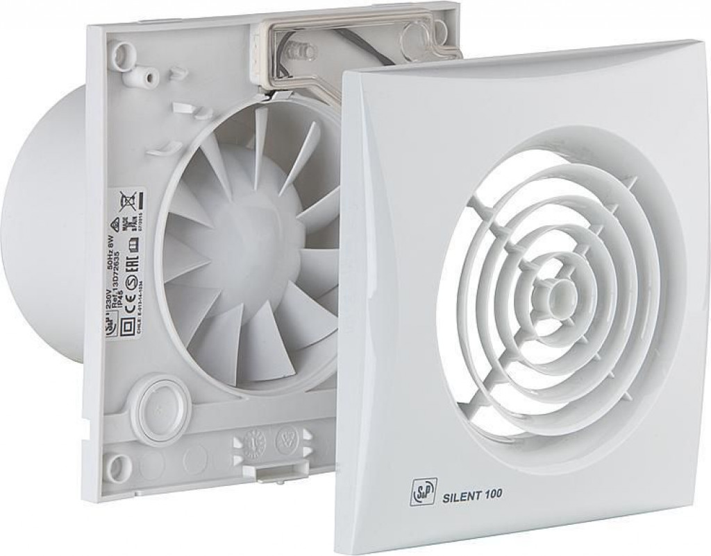 S&P Electric - Exhaust Fans - SILENT 100 CZ 8W