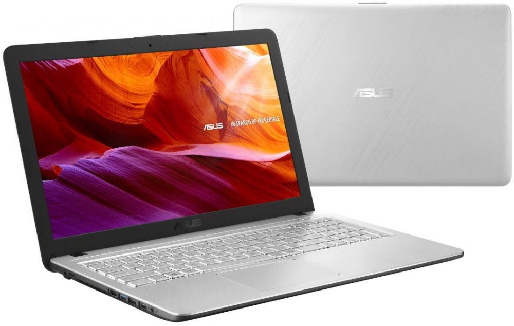 ASUS X543MA-GQ1014T Laptop - Intel Celeron N4020, 15 Inch Screen, 1TB, 4G RAM - Silver , Arabic - English Keyboard ASUS X543MA-GQ1014T Laptop - Intel Celeron N4020, 15 Inch Screen, 1TB, 4G RAM - Silver , Arabic - English Keyboard