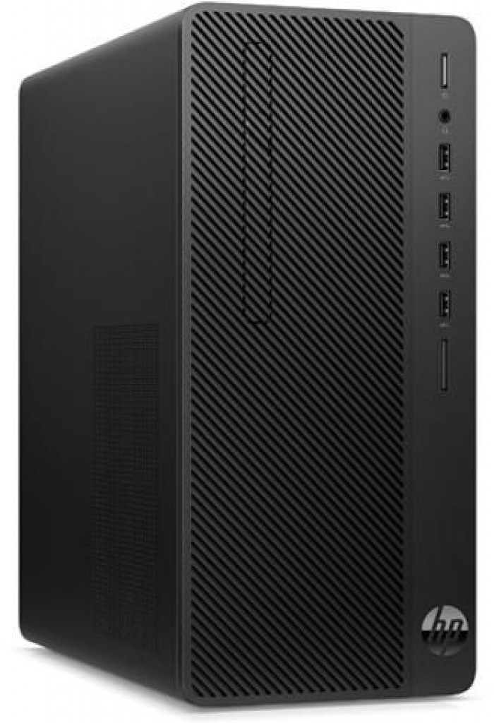 Desktop HP 290 G3 MicroTower PC - Intel Core i3-9100 - 4GB RAM DDR4 - 1TB HDD SATA - Intel UHD Graphics 630 - Keyboard & Mouse - DOS - Black , Arabic - English Keyboard