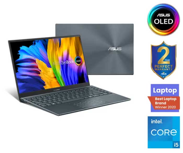 Asus Zenbook Flip Laptop UX325EA-KG235T I5-1135G7-8GB RAM-512GB SSD-13.3 OLED FHD-Win 10-Grey ( Arabic - English Keyboard) Asus Zenbook Flip Laptop UX325EA-KG235T I5-1135G7-8GB RAM-512GB SSD-13.3 OLED FHD-Win 10-Grey ( Arabic - English Keyboard)
