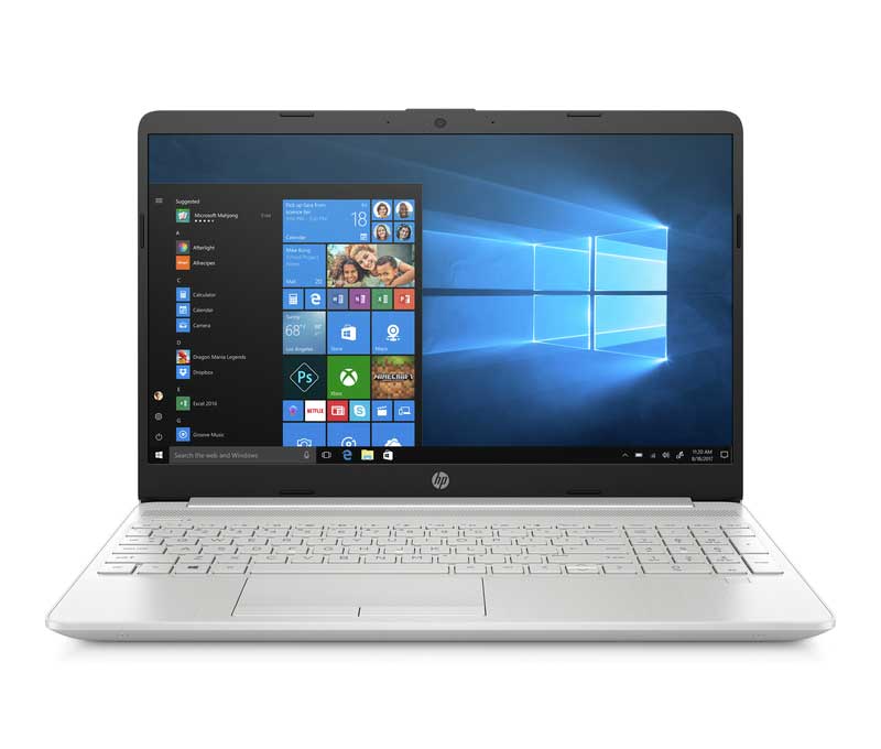 HP-Laptop - 15-dw2072ne (Intel® Core™ i5-1035G1 - 8GB -1TB - NVIDIA® GeForce® MX130 2 GB - 15.6 FHD - WIN10) Natural Silver ( Arabic - English Keyboard) HP-Laptop - 15-dw2072ne (Intel® Core™ i5-1035G1 - 8GB -1TB - NVIDIA® GeForce® MX130 2 GB - 15.6 FHD - WIN10) Natural Silver ( Arabic - English Keyboard)