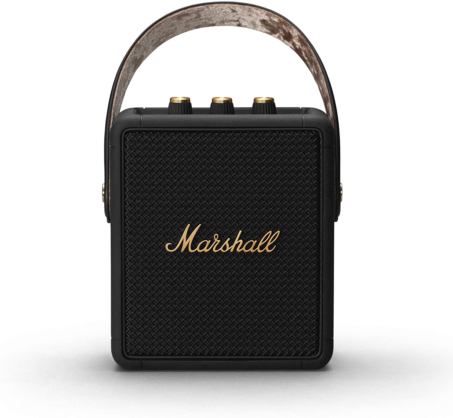 Marshall Stockwell II Portable Bluetooth Speaker - Black and Brass Marshall Stockwell II Portable Bluetooth Speaker - Black and Brass