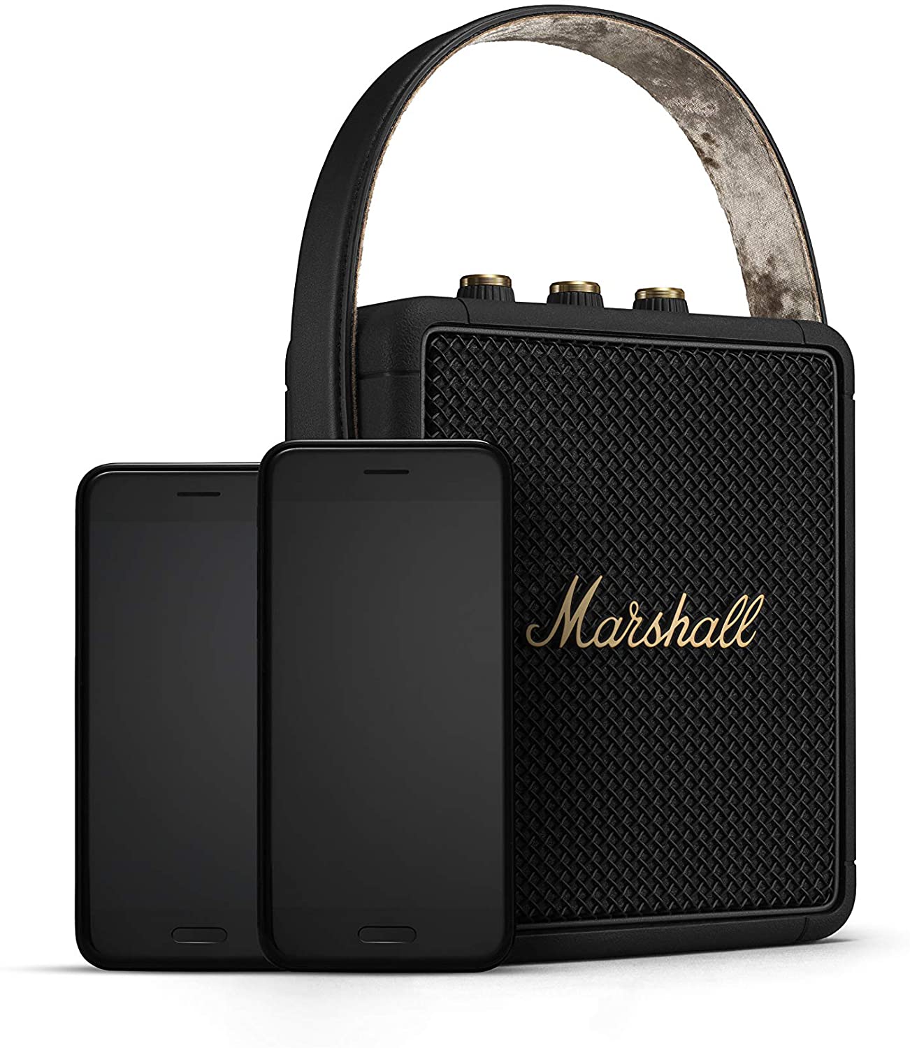 Marshall Stockwell II Portable Bluetooth Speaker - Black and Brass Marshall Stockwell II Portable Bluetooth Speaker - Black and Brass