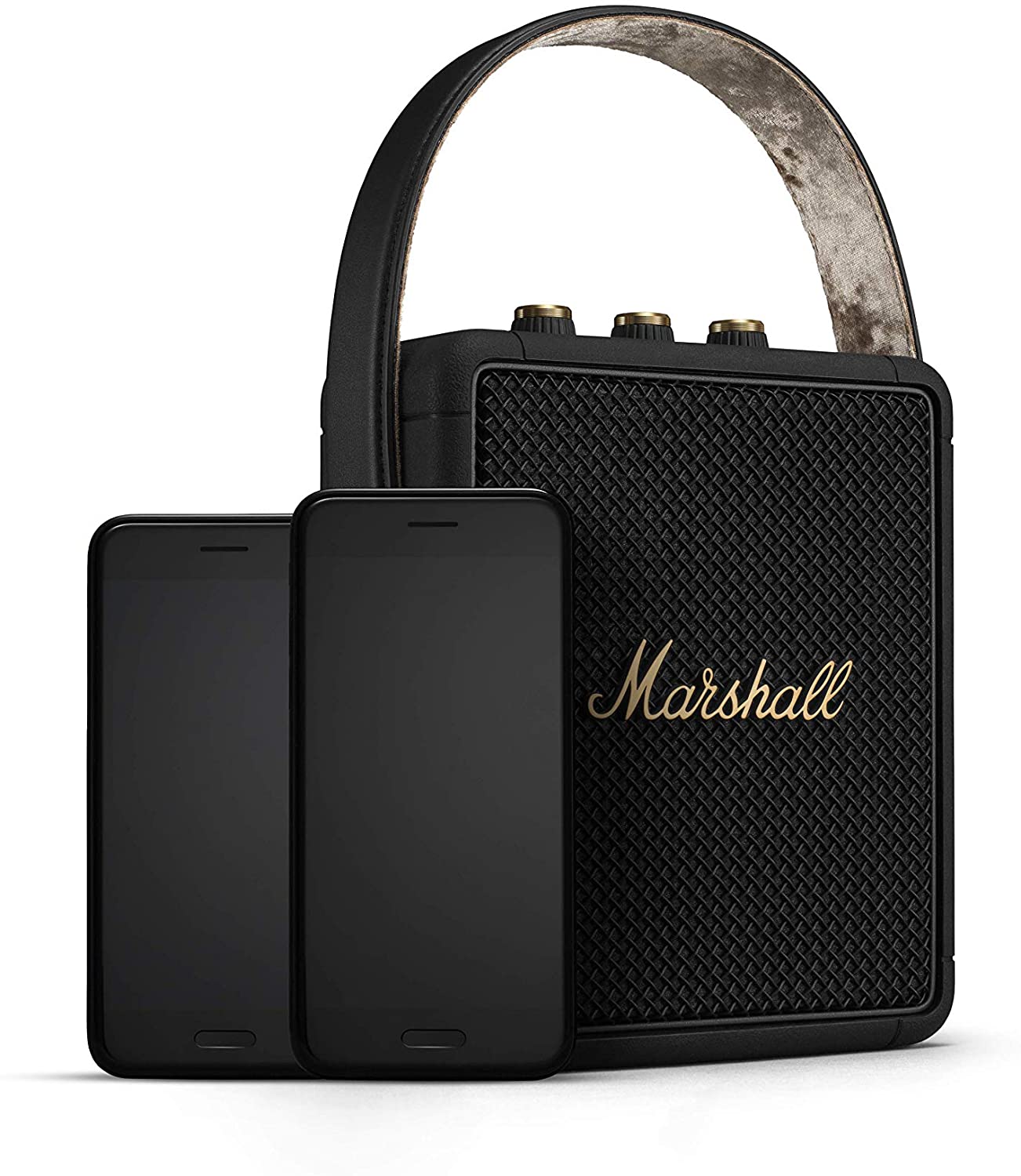 Marshall Stockwell II Portable Bluetooth Speaker - Black and Brass Marshall Stockwell II Portable Bluetooth Speaker - Black and Brass