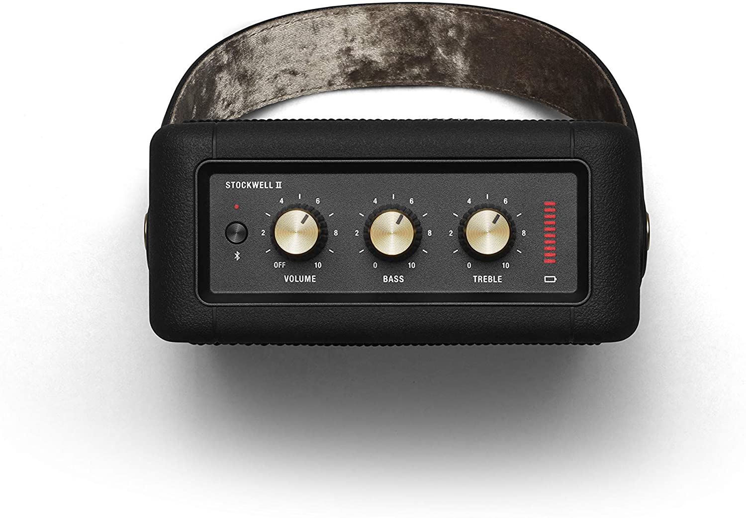 Marshall Stockwell II Portable Bluetooth Speaker - Black and Brass Marshall Stockwell II Portable Bluetooth Speaker - Black and Brass