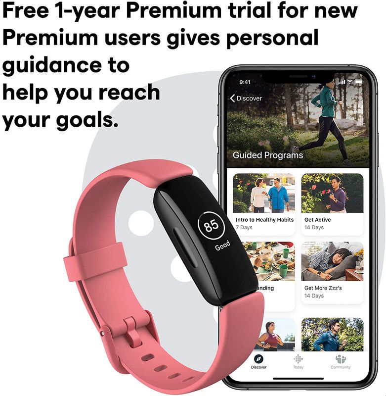 Fitbit Inspire 2 Fitness Tracking Health Band - Pink Fitbit Inspire 2 Fitness Tracking Health Band - Pink
