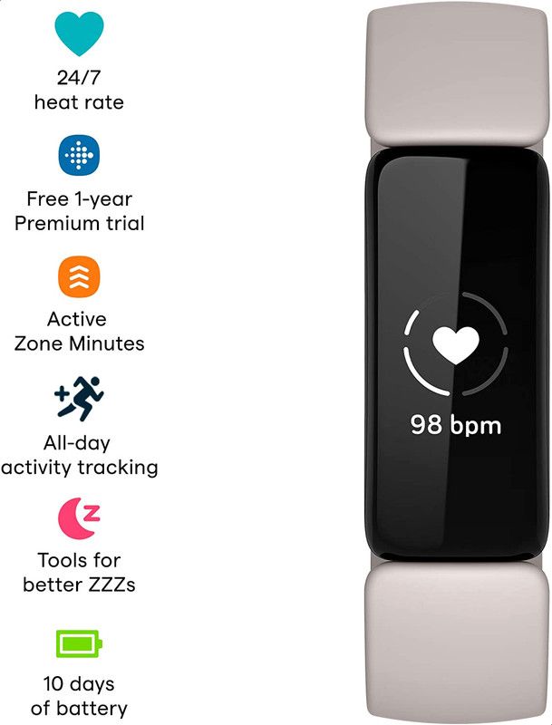 Fitbit Inspire 2 Fitness Tracking Health Band - White Fitbit Inspire 2 Fitness Tracking Health Band - White