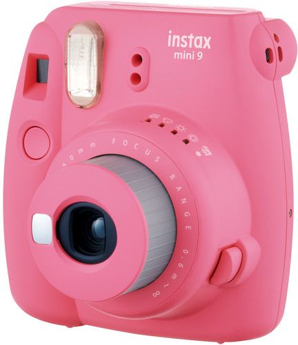 Fujifilm Instax mini 9 Instant Film Camera, Flamingo Pink Fujifilm Instax mini 9 Instant Film Camera, Flamingo Pink