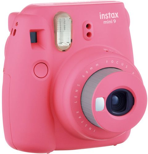 Fujifilm Instax mini 9 Instant Film Camera, Flamingo Pink Fujifilm Instax mini 9 Instant Film Camera, Flamingo Pink