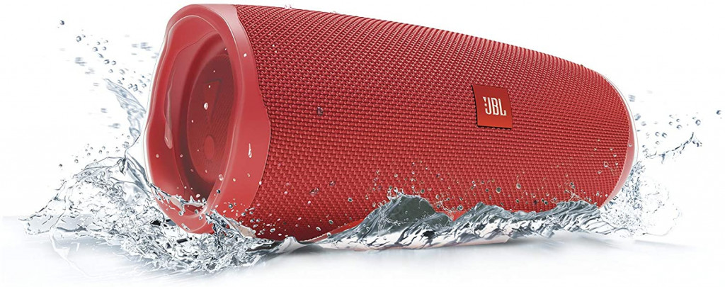 JBL Charge Waterproof Portable Bluetooth Speaker Red