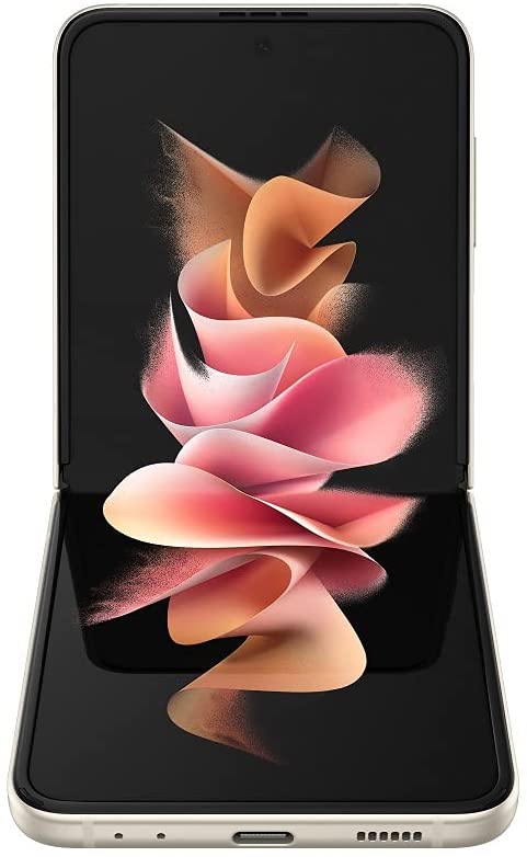 Samsung Galaxy Z Flip3 8GB Ram 256 GB Rom 5G , Phantom Creme Samsung Galaxy Z Flip3 8GB Ram 256 GB Rom 5G , Phantom Creme