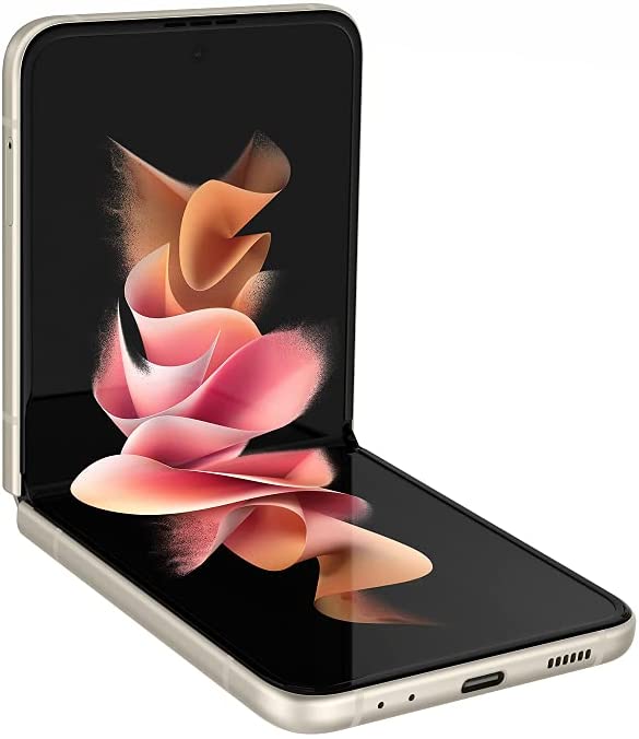 Samsung Galaxy Z Flip3 8GB Ram 256 GB Rom 5G , Phantom Creme Samsung Galaxy Z Flip3 8GB Ram 256 GB Rom 5G , Phantom Creme