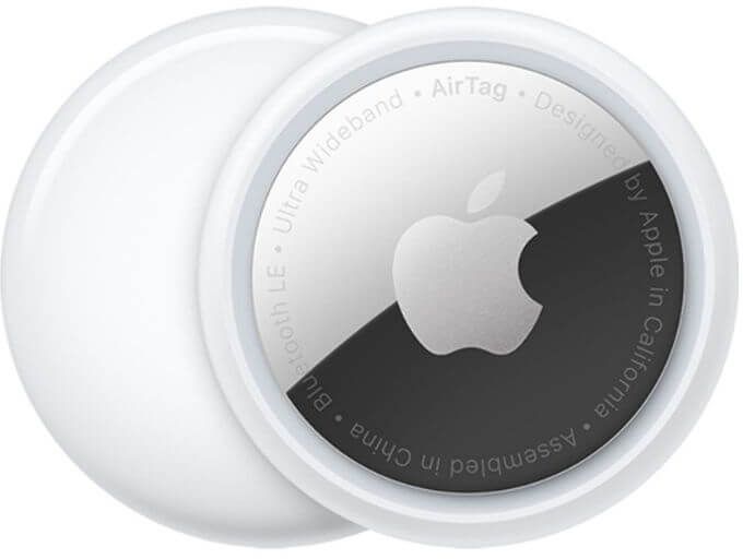 Apple AirTag MX532ZE/A, Pack Of 1 - White and Grey Apple AirTag MX532ZE/A, Pack Of 1 - White and Grey
