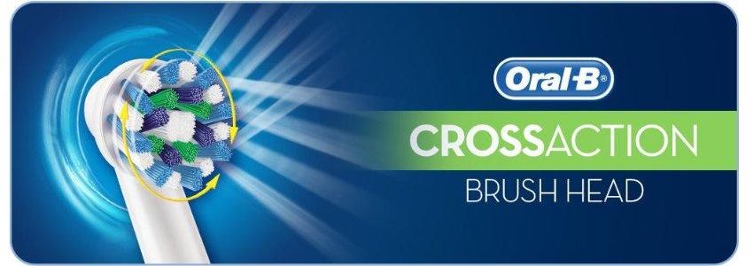 Oral-B CrossAction Electric Toothbrush Replacement Heads - 8 Counts Oral-B CrossAction Electric Toothbrush Replacement Heads - 8 Counts
