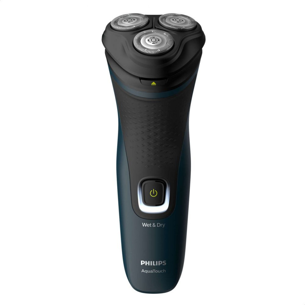 Philips Shaver 1100 Electric Shaver - Black and Blue