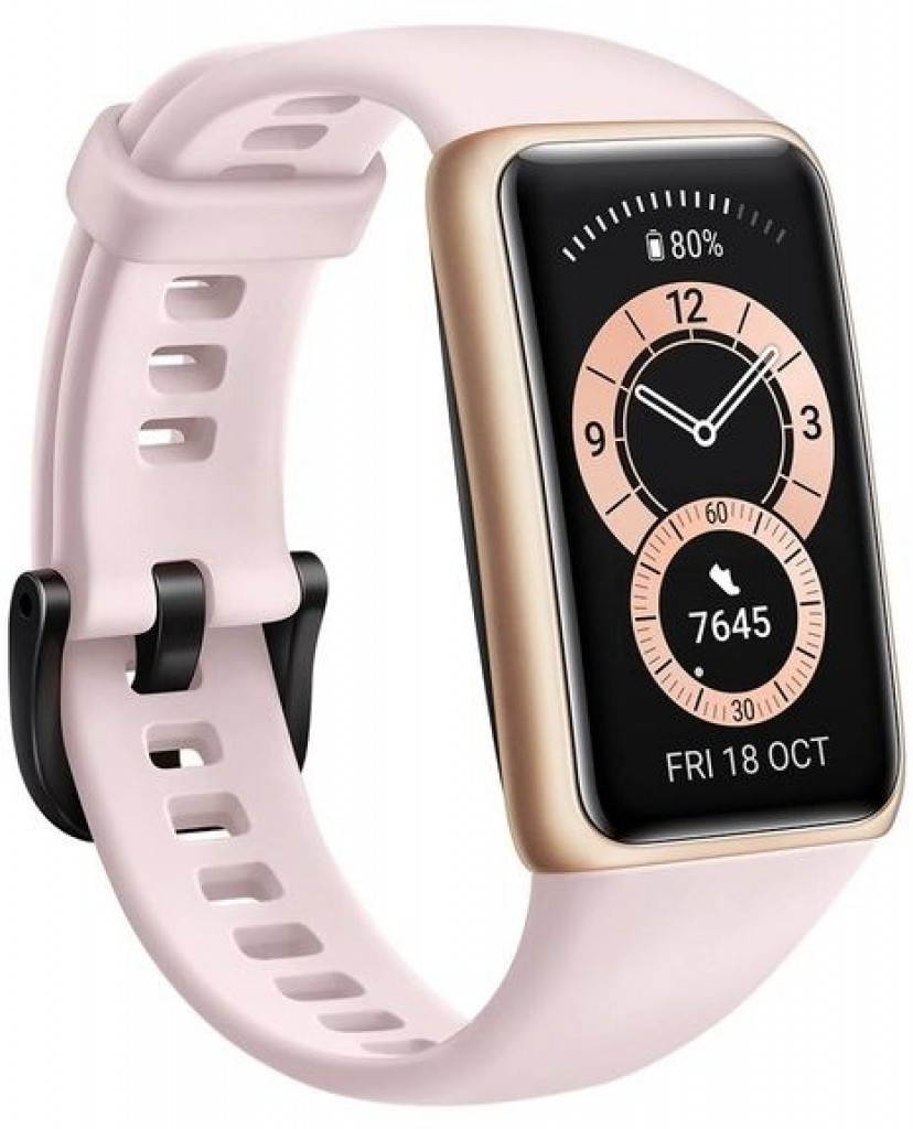 Huawei Band 6 - 1.47 inches AMOLED Display Touchscreen Fitness Tracker - Sakura Pink Huawei Band 6 - 1.47 inches AMOLED Display Touchscreen Fitness Tracker - Sakura Pink