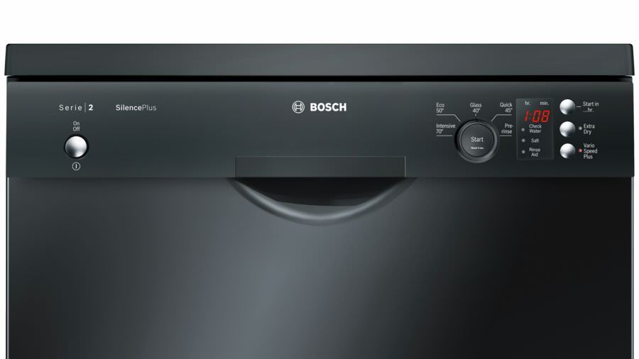 Bosch Sms25Ab00G Free Standing Dishwasher 60 Cm 12 Person - Black Bosch Sms25Ab00G Free Standing Dishwasher 60 Cm 12 Person - Black