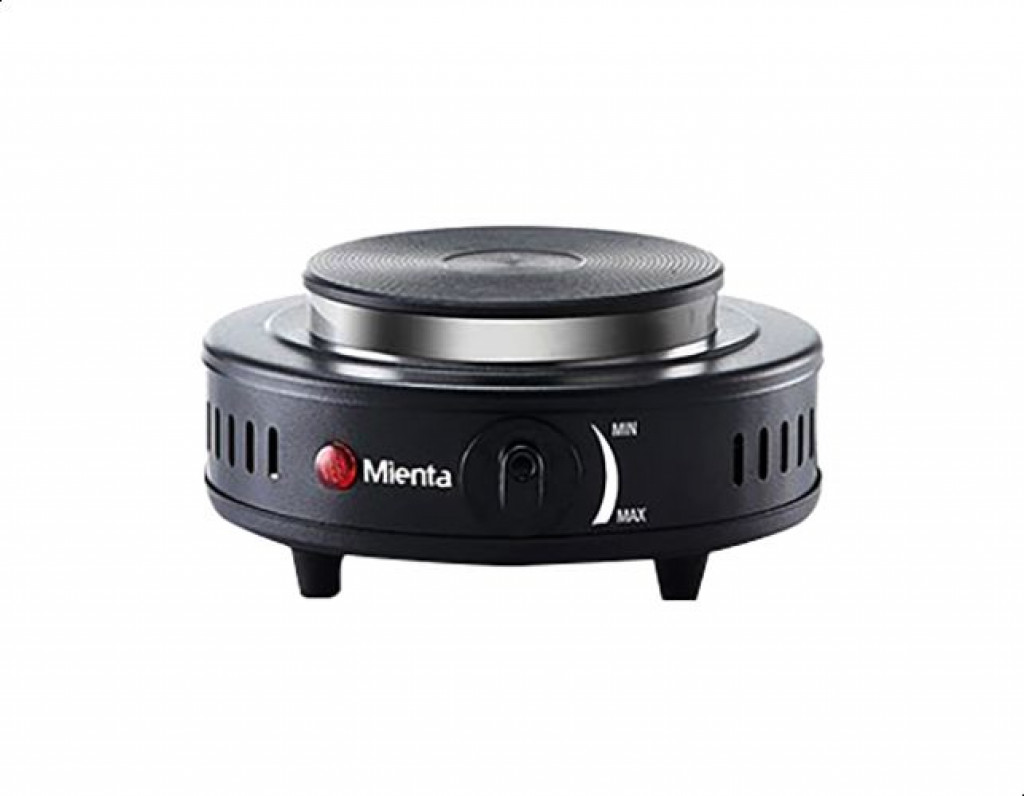 Mienta HP41325A Portable Hot Plate Small Flame, 500 Watt Black