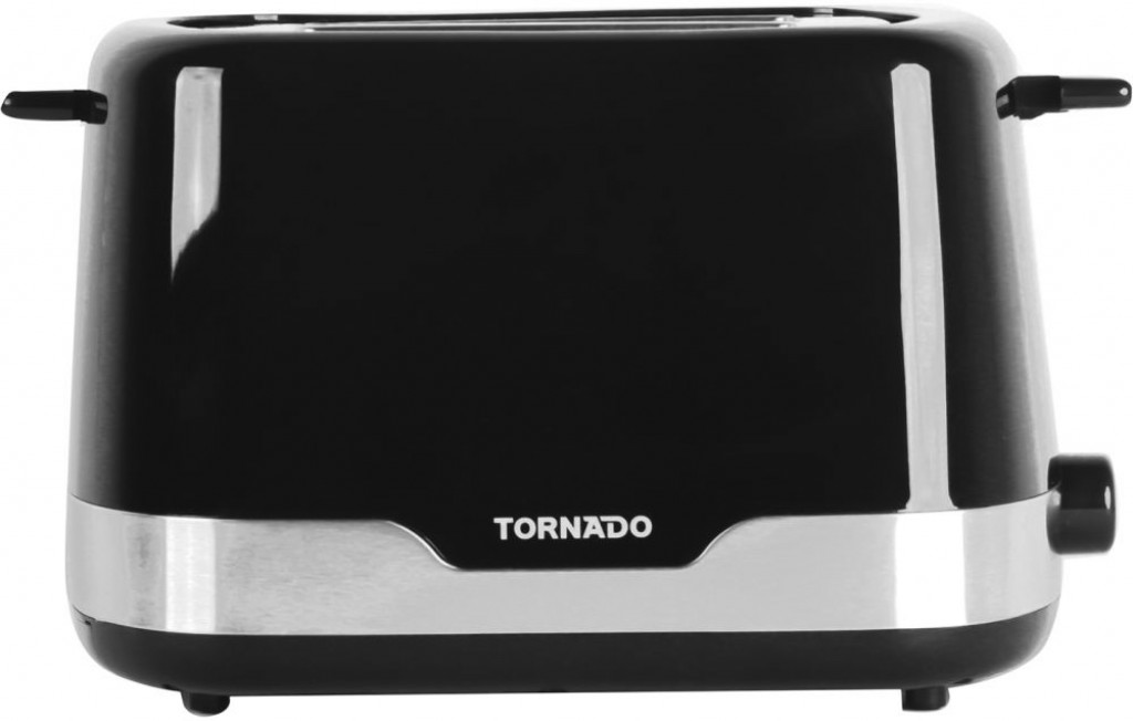 Tornado TT-852-B Toaster, 2 Slices, 720-850 Watt - Black