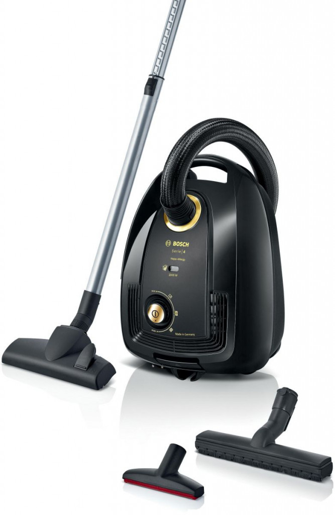 Bosch BGLS48GOLD Series 4 Vacuum Cleaner With HEPA Filter 2200 Watts - Black