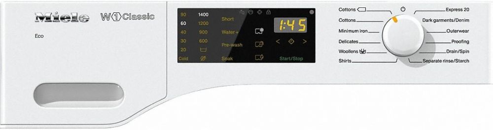 Miele 7 kg extra quiet washing machine- WDB 020 Eco, Laundry care with Honeycomb drum Miele 7 kg extra quiet washing machine- WDB 020 Eco, Laundry care with Honeycomb drum