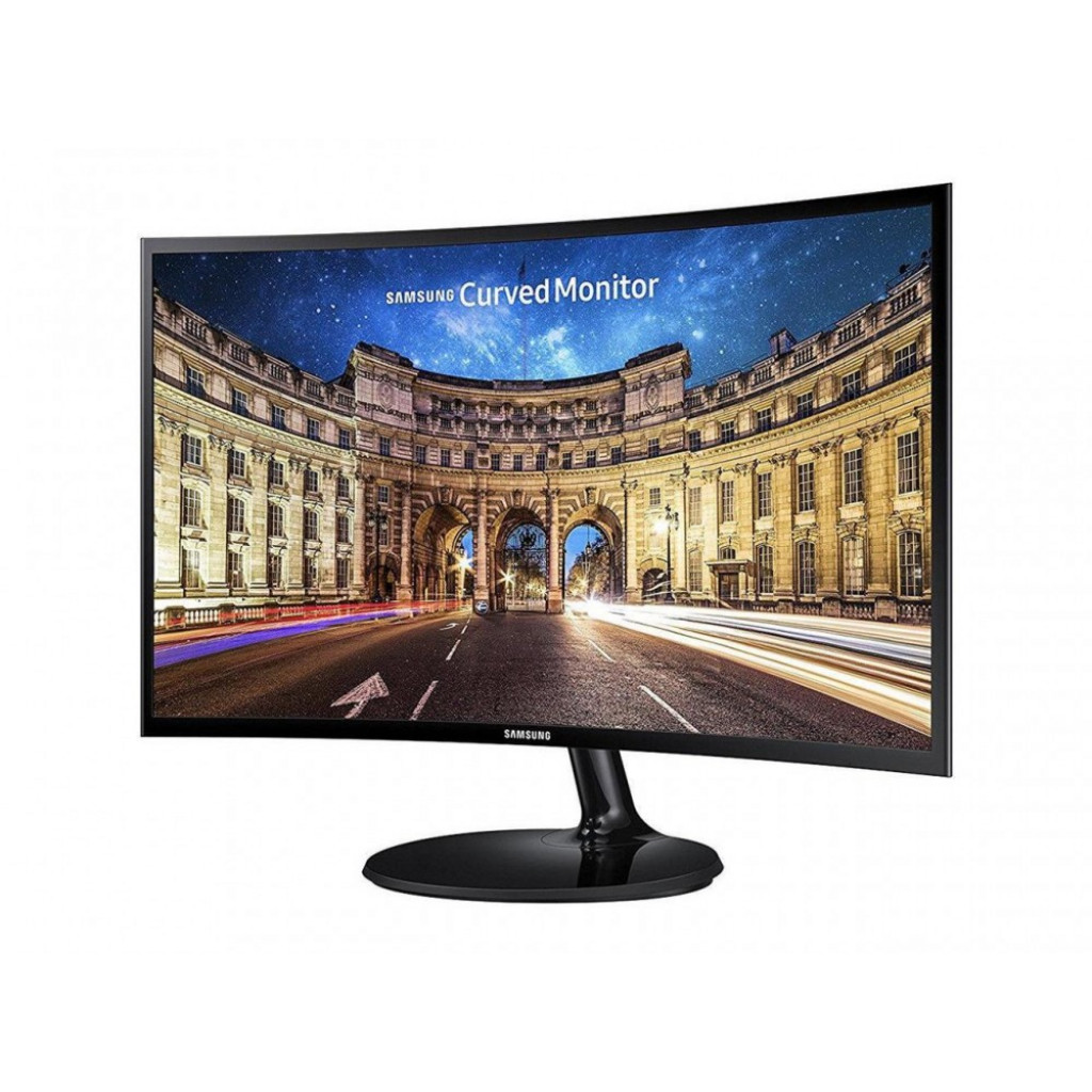 SAMSUNG 24" CURVED LED MONITOR WITH HDMI & D-SUB INPUTS IN BLACK, LC24F390FHNXZA