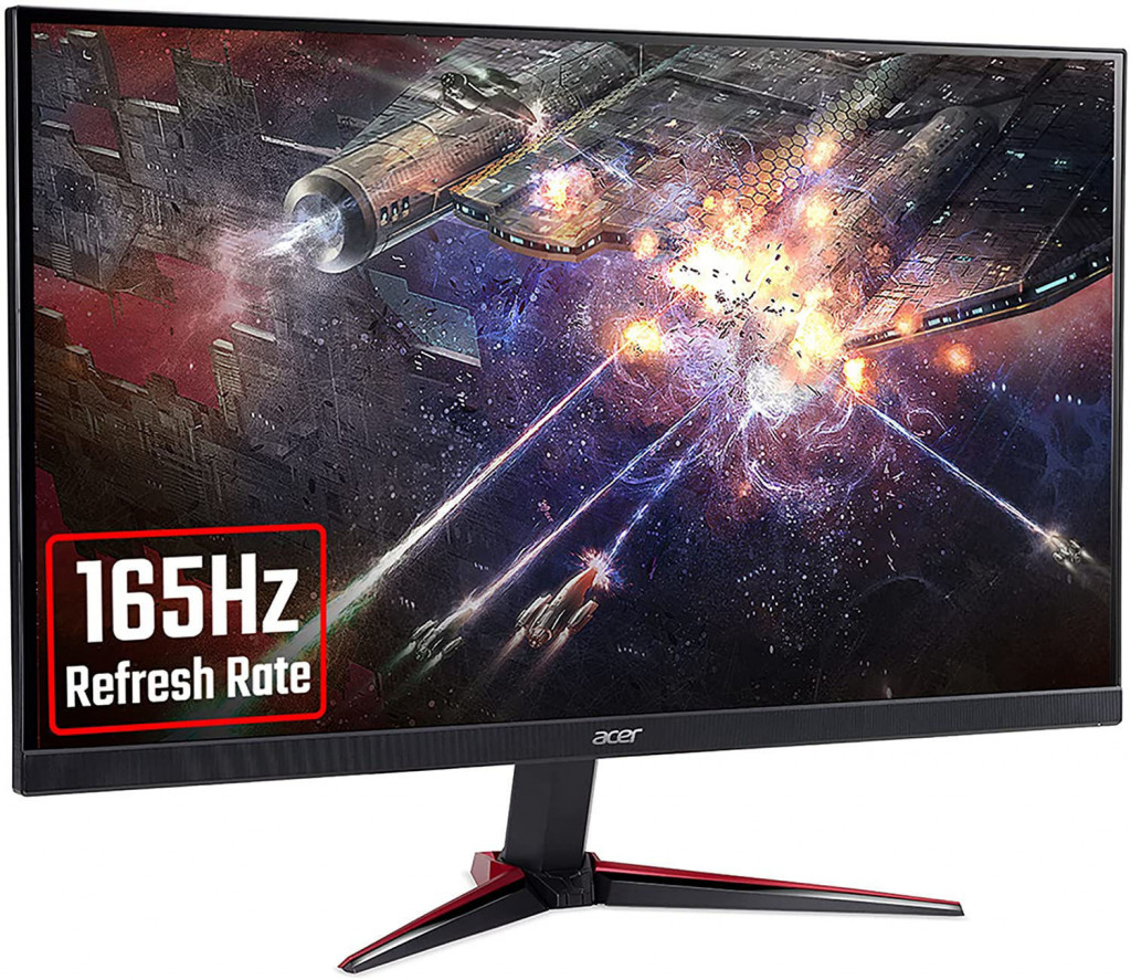 ACER NITRO VG270SBMIIPX 27-INCH FHD GAMING MONITOR - (IPS PANEL, FREESYNC, 165HZ (OC), 1MS, ZEROFRAME, DP, HDMI