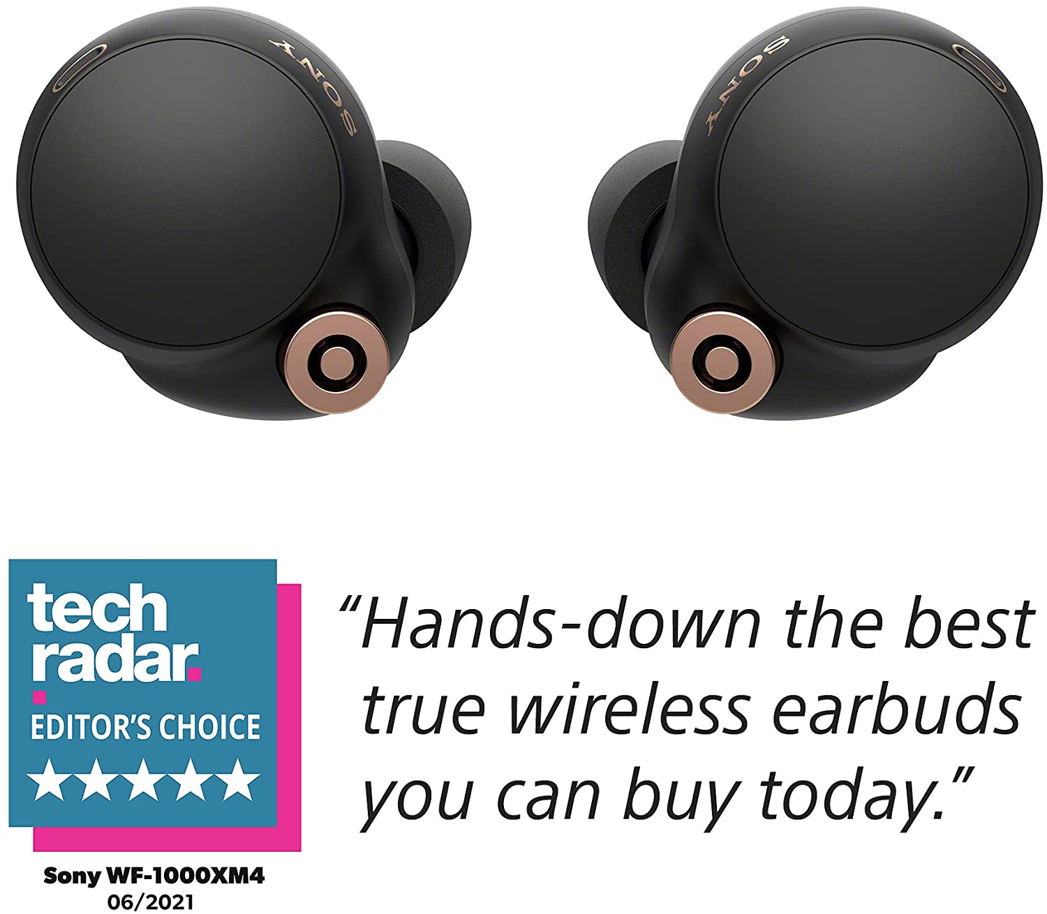 Sony WF-1000XM4 Industry Leading Noise Canceling Truly Wireless Earbud Headphones with Alexa Built-in, Black Sony WF-1000XM4 Industry Leading Noise Canceling Truly Wireless Earbud Headphones with Alexa Built-in, Black