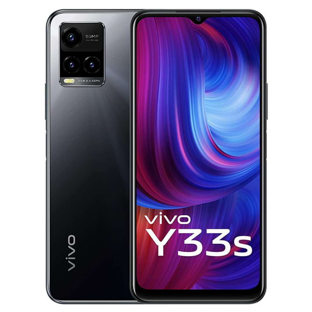 Vivo Y33s Dual SIM Mobile Phone, 6.51 Inch, 4GB RAM, 128 GB , 4G LTE - Mirror Black Vivo Y33s Dual SIM Mobile Phone, 6.51 Inch, 4GB RAM, 128 GB , 4G LTE - Mirror Black