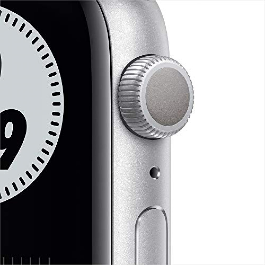 Apple Watch Nike Series 6 - GPS, 44mm Silver Aluminium Case with Pure Platinum/Black Nike Sport Band, MG293AE/A Apple Watch Nike Series 6 - GPS, 44mm Silver Aluminium Case with Pure Platinum/Black Nike Sport Band, MG293AE/A