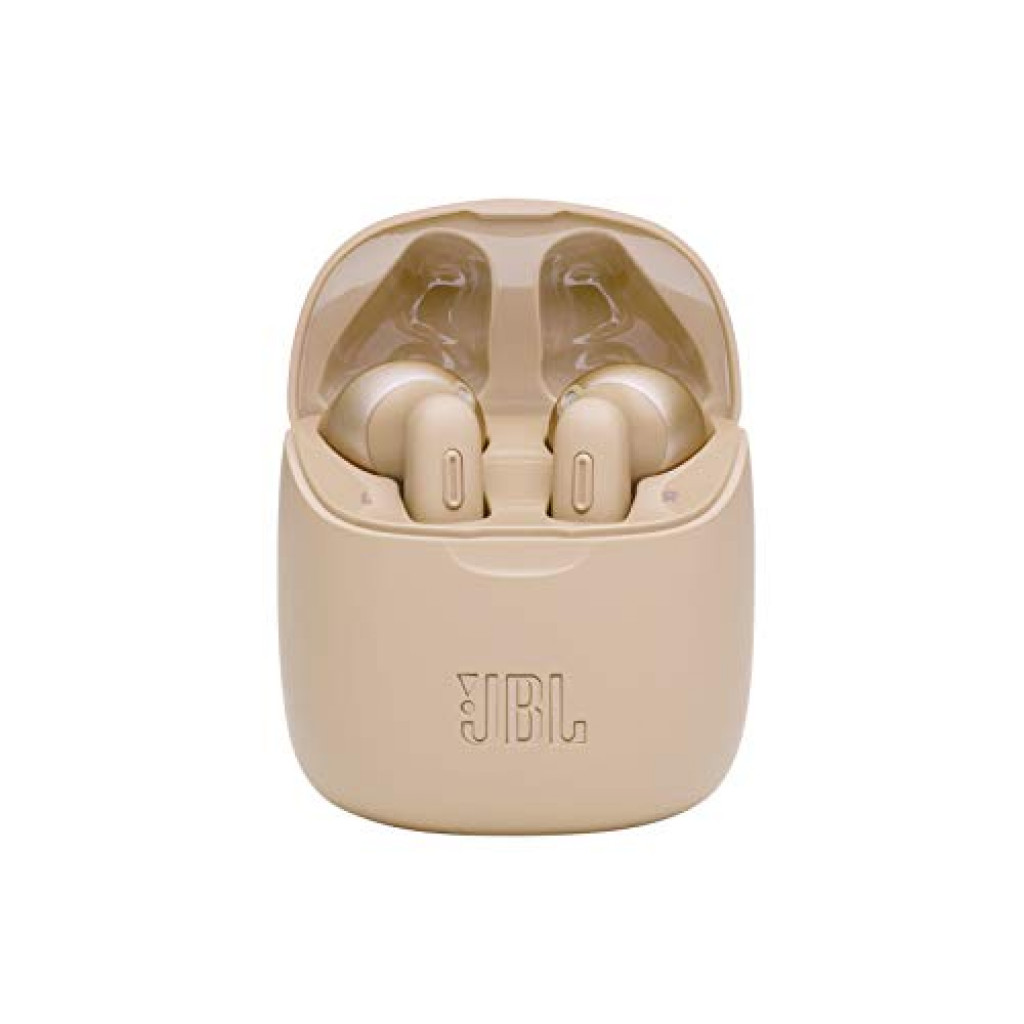 JBL Tune 225TWS True Wireless Bluetooth Earbuds with up to 25 Hours of Combined Music Playtime - Gold JBL Tune 225TWS True Wireless Bluetooth Earbuds with up to 25 Hours of Combined Music Playtime - Gold