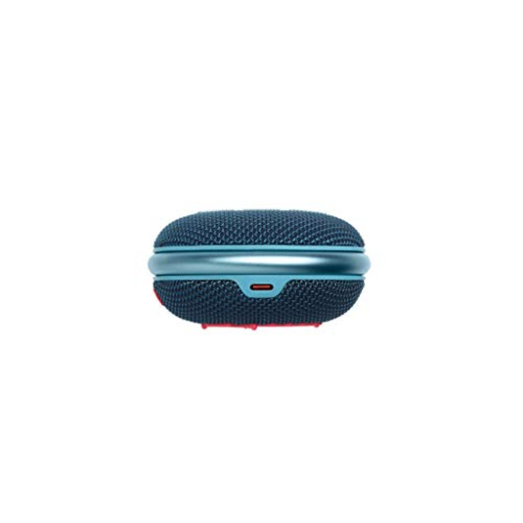 JBL Clip 4 - Bluetooth portable speaker with integrated carabiner, waterproof and dustproof, in blue and pink