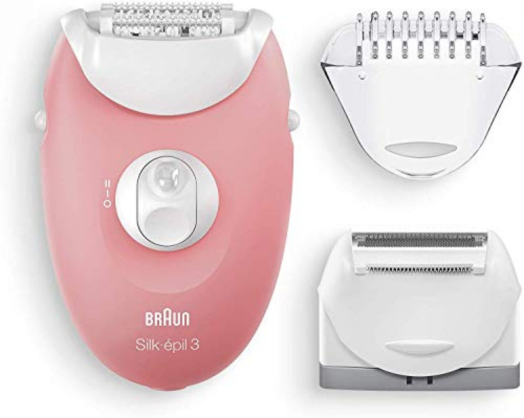 Braun Silk epil 3 3-440 epilator for legs and body, including shaving attachment