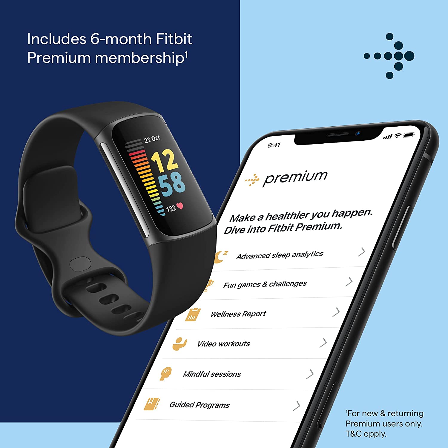 Fitbit Charge 5 Advanced Fitness & Health Tracker Fitbit Charge 5 Advanced Fitness & Health Tracker