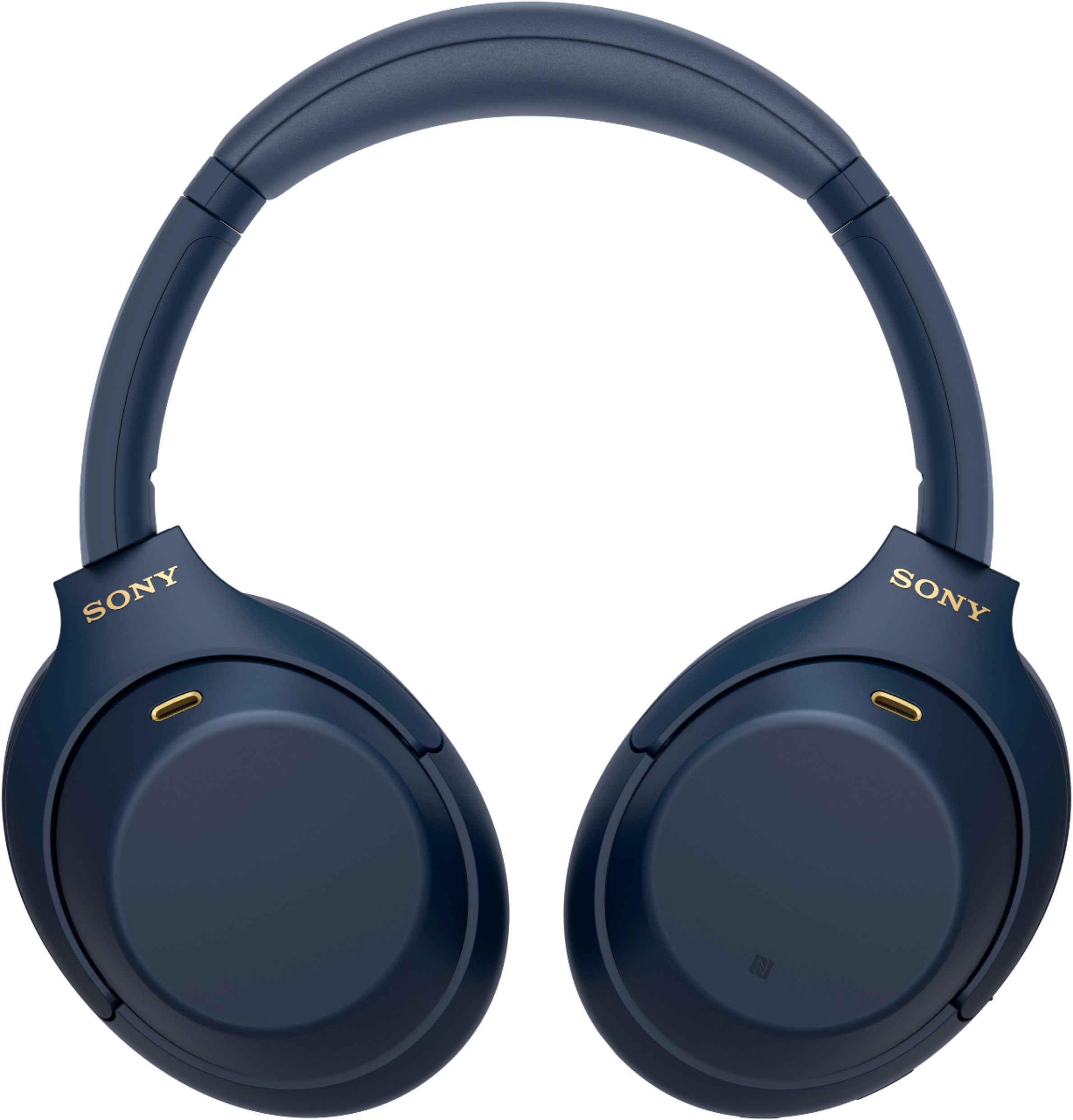 Sony - WH-1000XM4 Wireless Noise-Cancelling Over-the-Ear Headphones - Midnight Blue Sony - WH-1000XM4 Wireless Noise-Cancelling Over-the-Ear Headphones - Midnight Blue