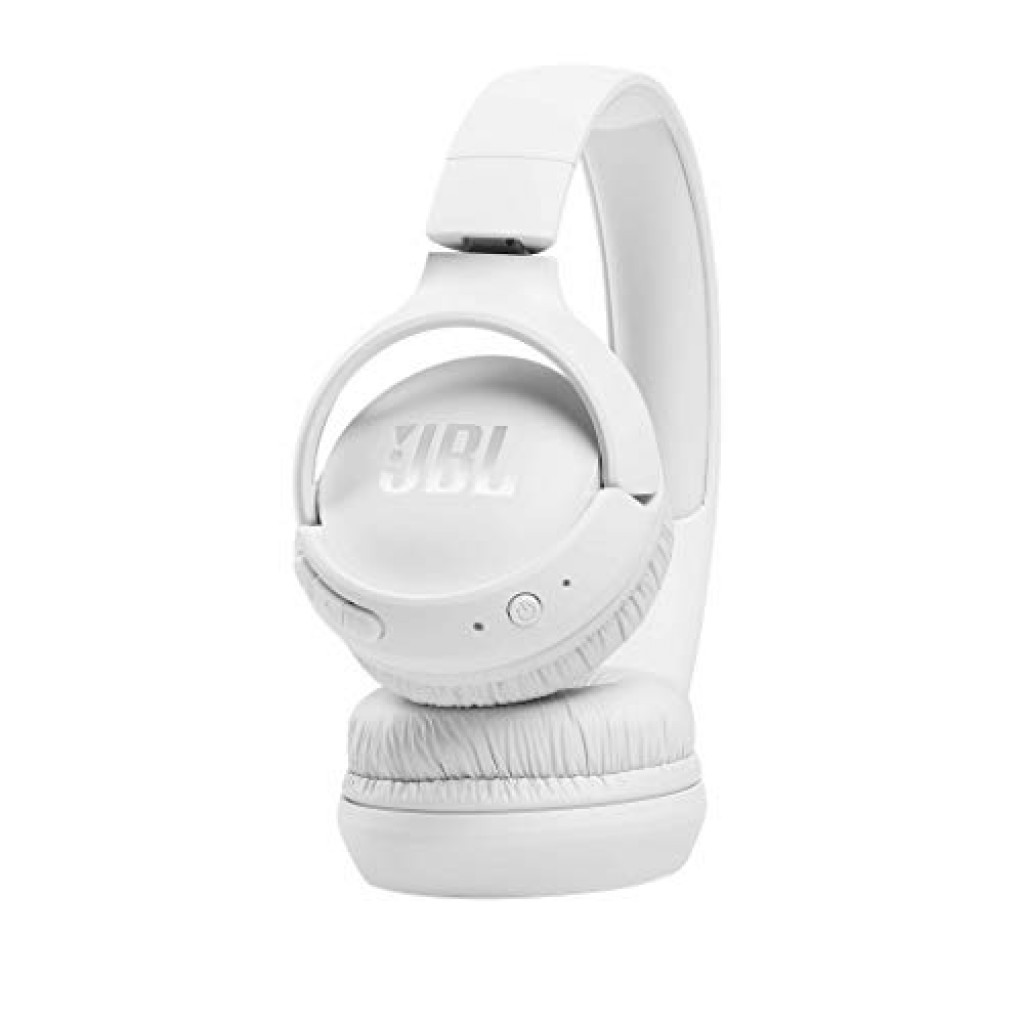 JBL Tune 510BT Wireless On Ear Headphones White, JBLT510BTWHTEU