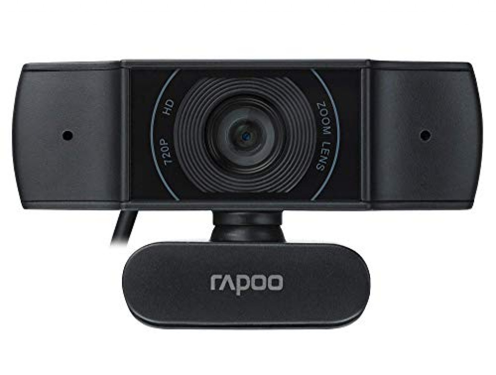 Rapoo C200 720P/30FPS HD USB Webcam -Dual Noise Reduction Mic -100 Wide-angle Lens -Black Rapoo C200 720P/30FPS HD USB Webcam -Dual Noise Reduction Mic -100 Wide-angle Lens -Black