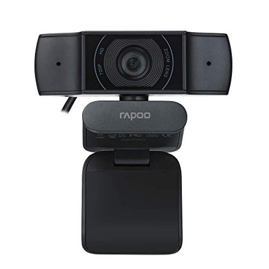 Rapoo C200 720P/30FPS HD USB Webcam -Dual Noise Reduction Mic -100 Wide-angle Lens -Black Rapoo C200 720P/30FPS HD USB Webcam -Dual Noise Reduction Mic -100 Wide-angle Lens -Black