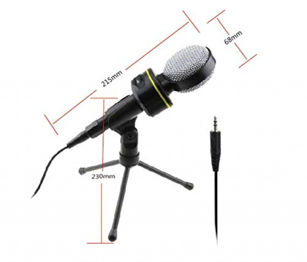 SF-930 Singing Sound Condenser Microphone Mic Speaking for Laptop Computer