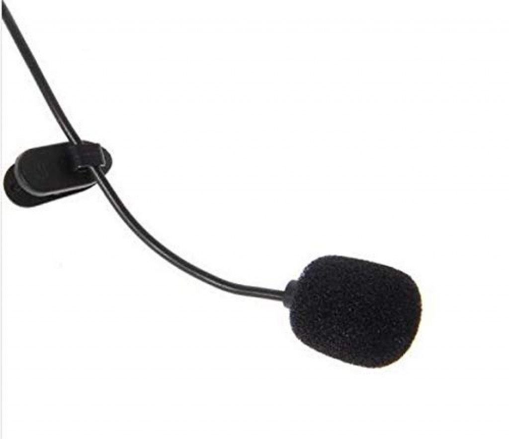 YW-001 3.5mm Mini Portable Tie Microphone Mic with Clip (Black)