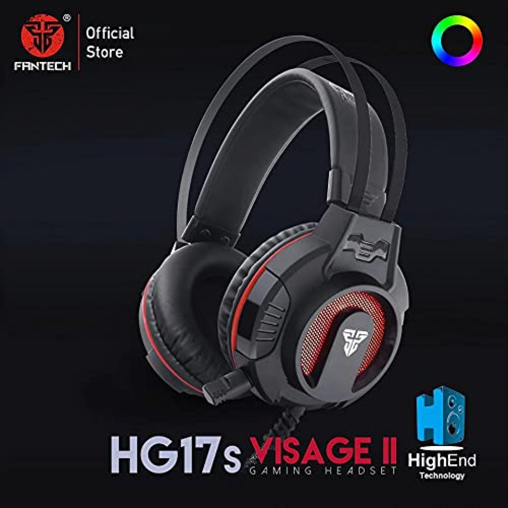 Fantech VISAGE II HG17s RGB LED GAMING HEADSET WITH 2 JACKS FOR
