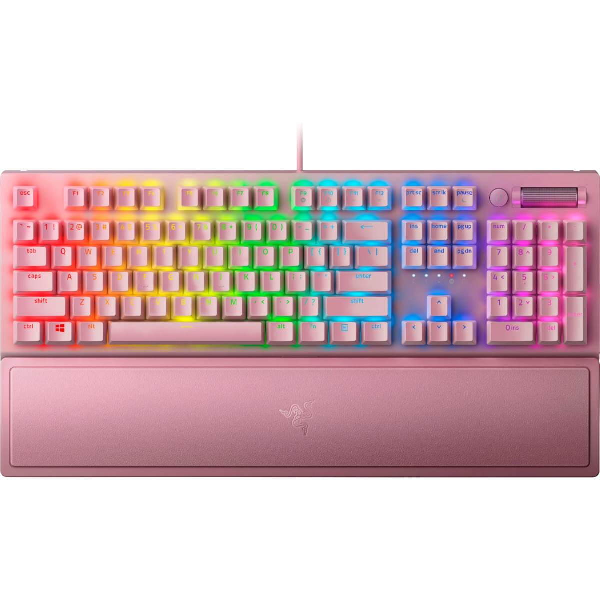 Razer BlackWidow V3 Mechanical Gaming Keyboard - Green Switch - Quartz Pink Razer BlackWidow V3 Mechanical Gaming Keyboard - Green Switch - Quartz Pink