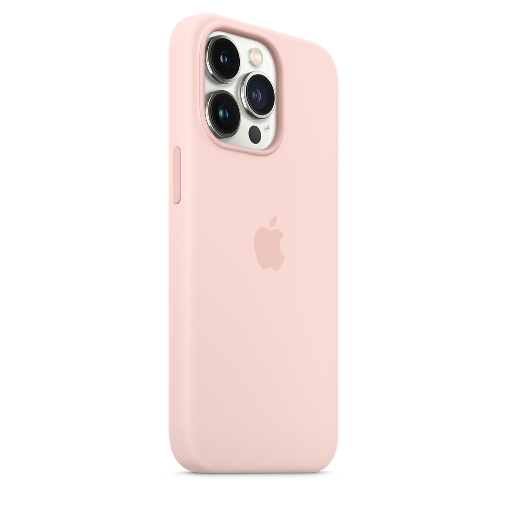 iPhone 13 Pro Silicone Case with MagSafe - Chalk Pink iPhone 13 Pro Silicone Case with MagSafe - Chalk Pink
