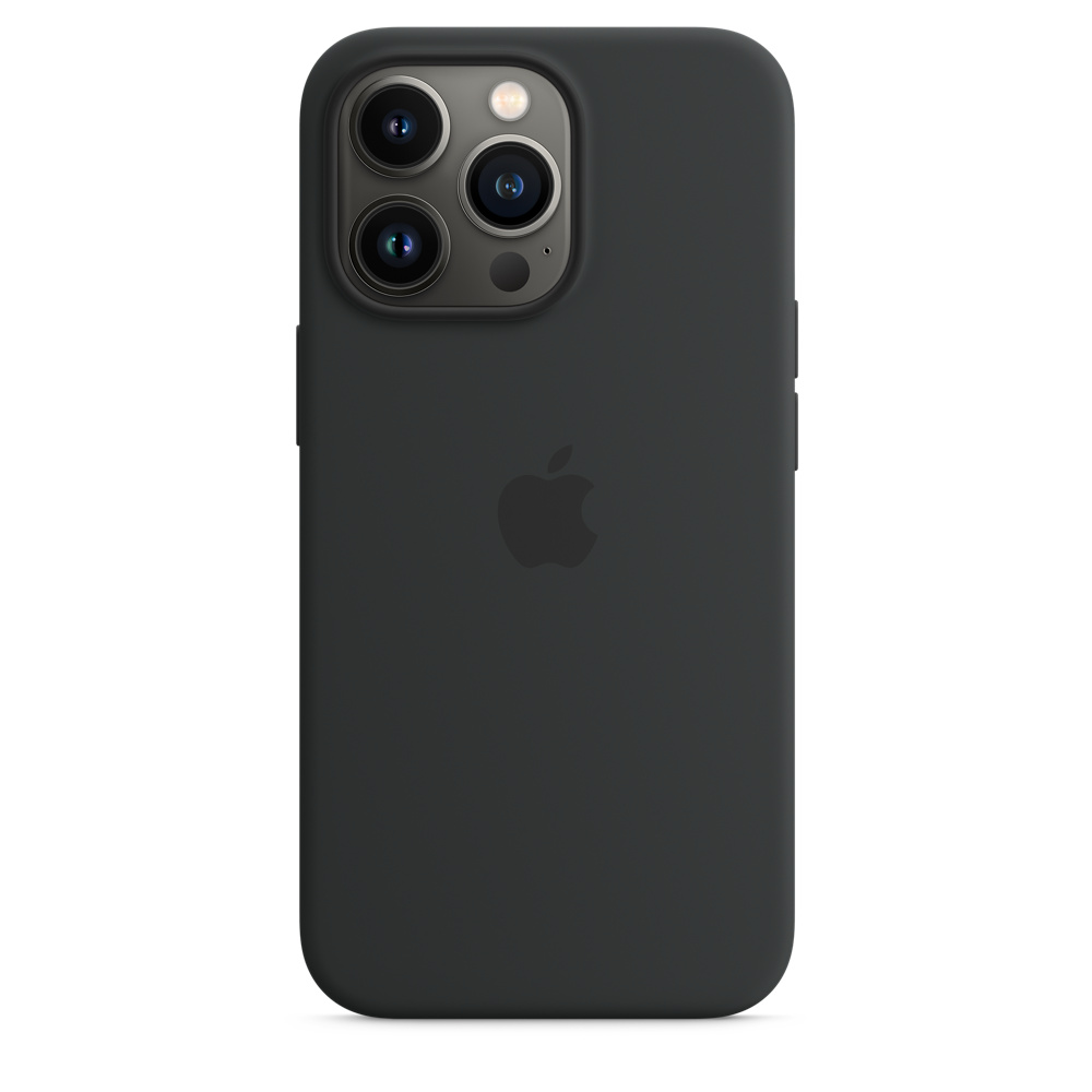 iPhone 13 Pro Silicone Case with MagSafe - Midnight Black iPhone 13 Pro Silicone Case with MagSafe - Midnight Black