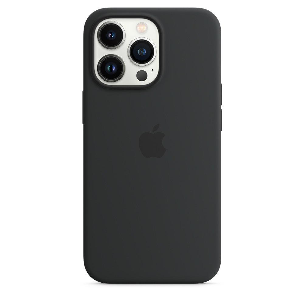 iPhone 13 Pro Silicone Case with MagSafe - Midnight Black iPhone 13 Pro Silicone Case with MagSafe - Midnight Black
