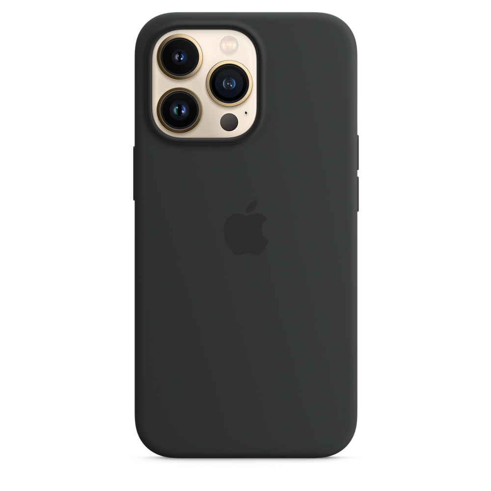 iPhone 13 Pro Silicone Case with MagSafe - Midnight Black iPhone 13 Pro Silicone Case with MagSafe - Midnight Black