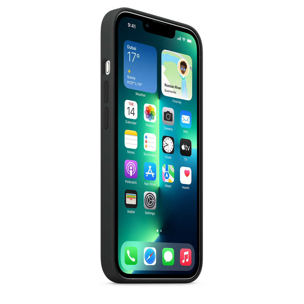 iPhone 13 Pro Silicone Case with MagSafe - Midnight Black iPhone 13 Pro Silicone Case with MagSafe - Midnight Black