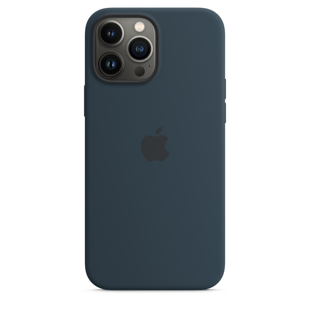 iPhone 13 Pro Max Silicone Case with MagSafe - Abyss Blue iPhone 13 Pro Max Silicone Case with MagSafe - Abyss Blue