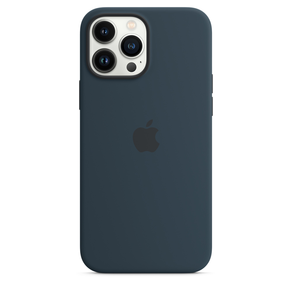 iPhone 13 Pro Max Silicone Case with MagSafe - Abyss Blue iPhone 13 Pro Max Silicone Case with MagSafe - Abyss Blue